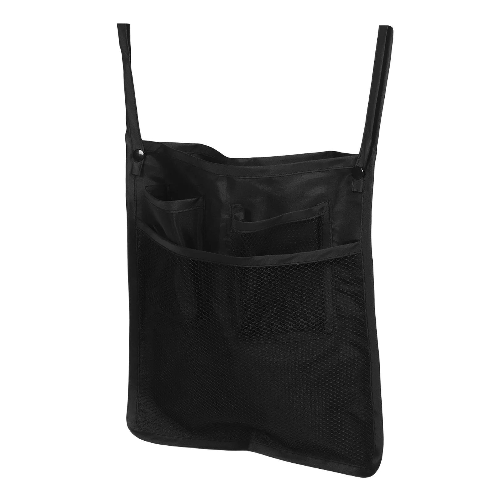 

Сумка-органайзер для детской коляски, черная большая вместительная подвесная сумка для хранения коляски, сумка для хранения подгузников сбоку для детской коляски