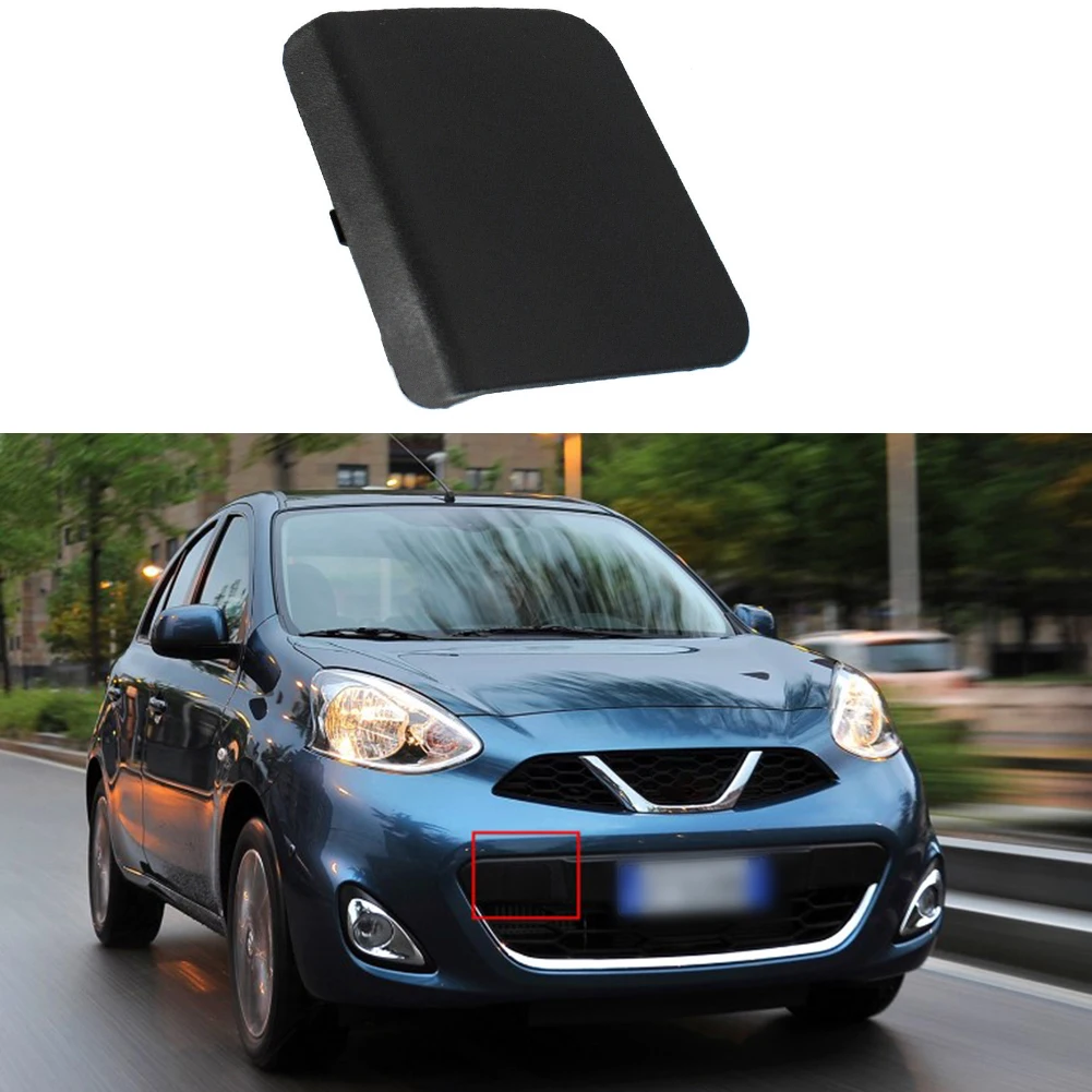 

Replacement Front Bumper Tow Hook Eye Cover Cap for Nissan Micra K14 Model Years 2014 2015 2016 ABS Construction