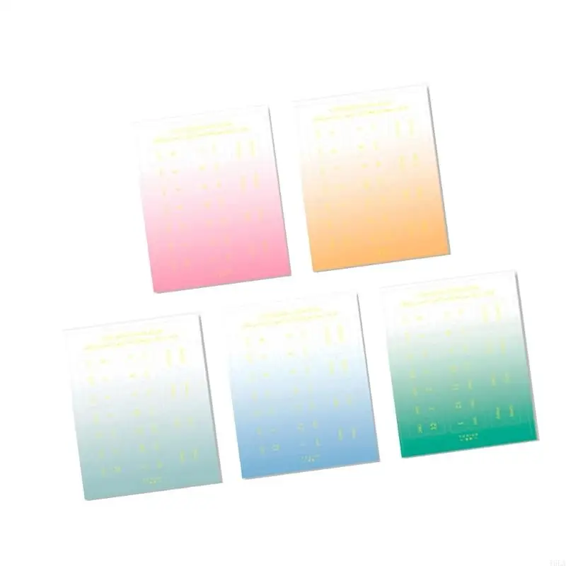 T5EA 10 SHOETS Planner Tabas Monthly Índice Patinas adhesivas Calendario calendario Monthly Patticers Dividers mensuales para