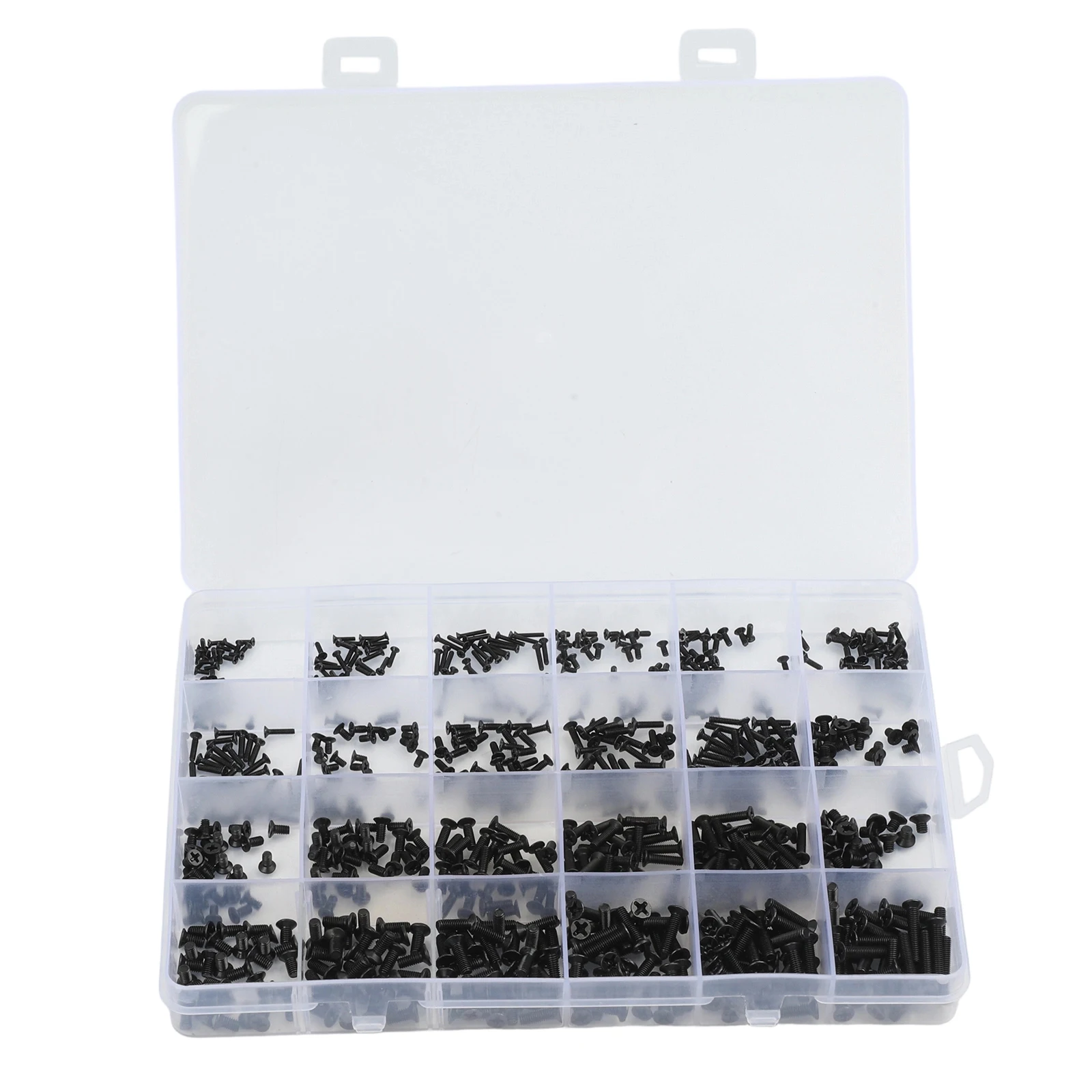 Cross Recessed Head Self Tapping Screws Carbon Steel Material Self-tapping Design For Wood High Strength Carbon Steel Screws Box