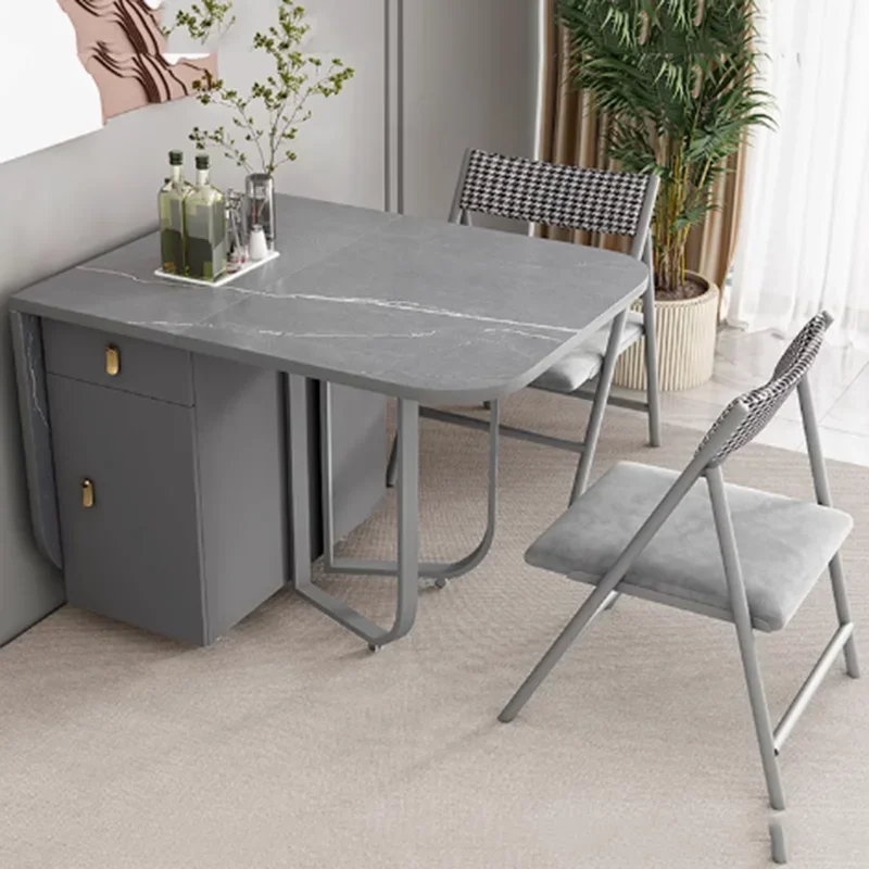 

Big Design Square Dining Tables Small Restaurant Modern Oval Dining Tables Foldable Luxury Nordic Mesa Comedor Home Furniture