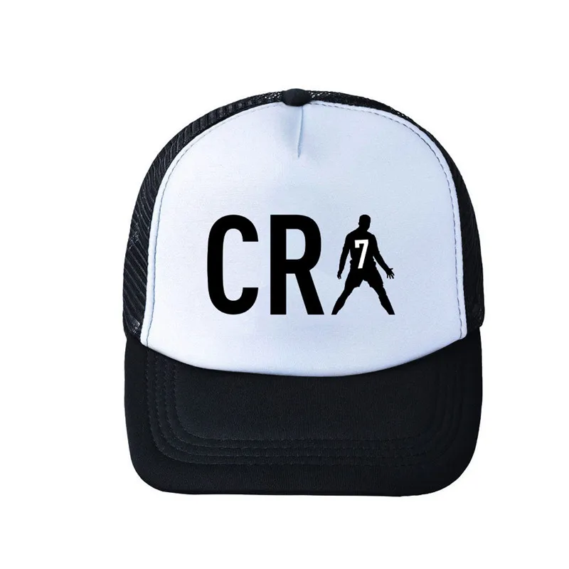 Sports Mesh Hats 3D Printed Cristiano Ronaldo CR7 Baseball Cap Adjustable Cr7 Snapback Hat Men Women Casual Outdoor Party