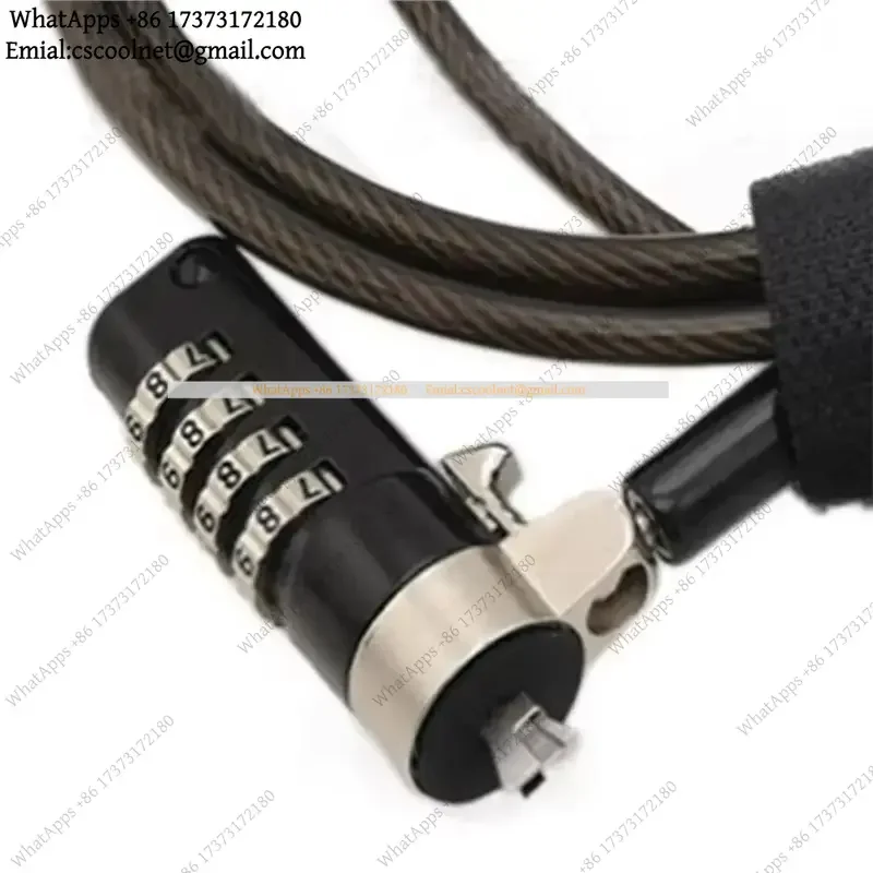 JS02 Wedge-Shaped Laptop Lock 3x5mm Combination Lock For Dell Laptop