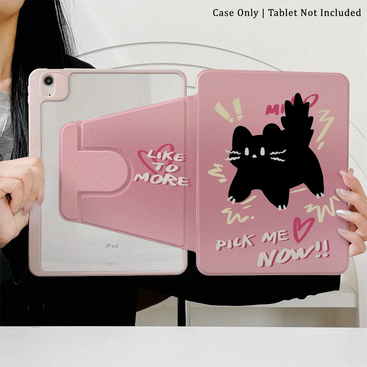 

360 ° Rotating Foldable Case to Easily Protect Your Pad: Compatible with iPad Air 6,Air 5,4,10,2024,air m3/a16 2025