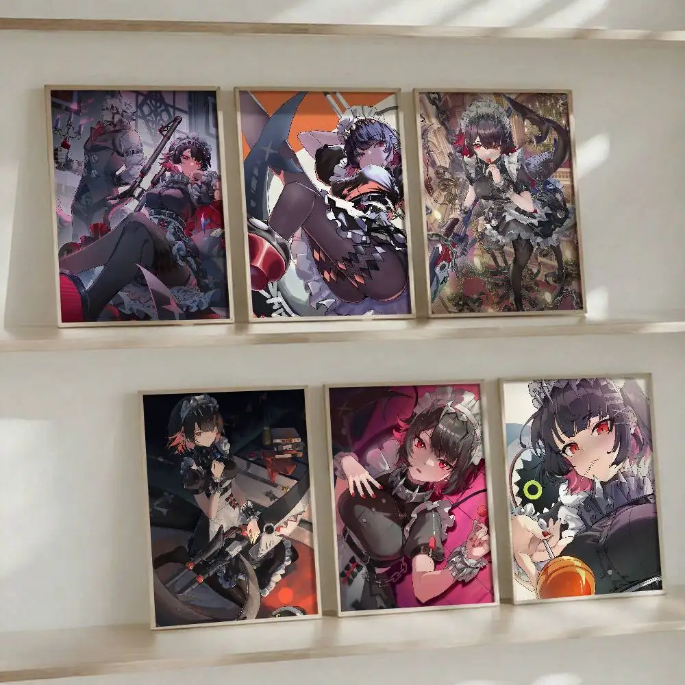 Game Zenless Zone Zero Ellen Joe Posters High Quality Self-adhesive Wall Art Decorations Color Prints Sticky