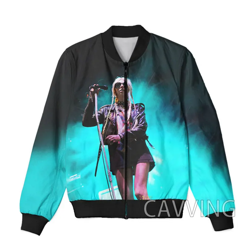 CAVVING 3D Printed  The-Pretty-Reckless  Zipper Bomber Jackets Men Overcoat Mens Coat Zip Up Jackets for Women/Men   Z03