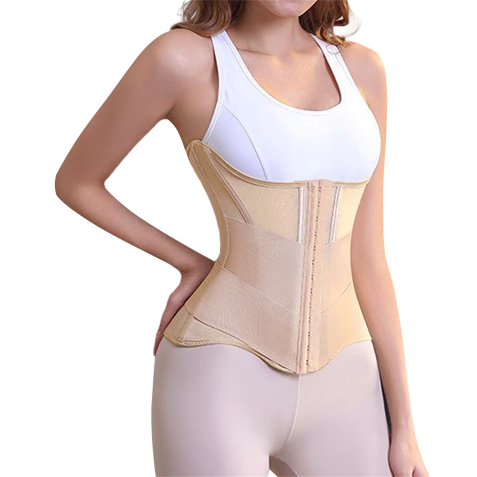 Becirzet Hochelastischer Taillentrainer für Frauen, Körperformer, Bauchkontraktion, Front-U-Bruststütze, Reduktionsgürtel – Detail 7