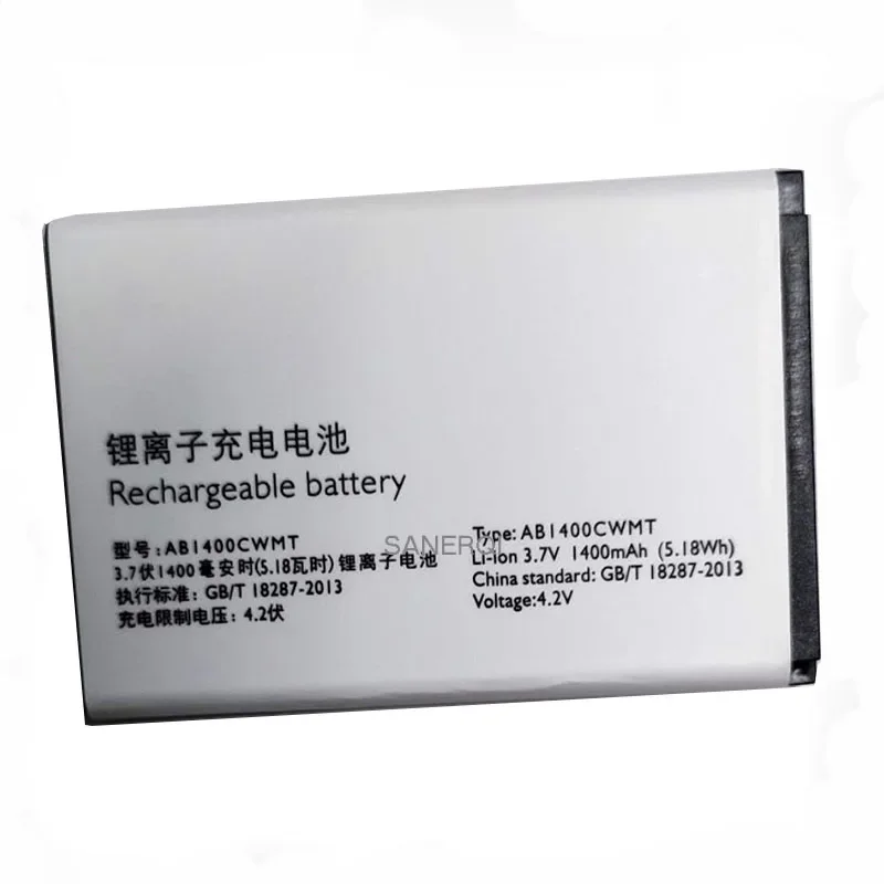 E160 Battery For PHILIPS E160 E180 E350 AB1400CWMT Rechargeable Li-ion Polymer Battery 1400mAh For PHILIPS E160 E180 E350