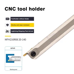 1pc MFH216R08-20/140 MFH320L10-25/140 CNC Lathe Tool Grooving Holder MFH325L10-25/140 Shockproof And Wear-Resistant Spring Steel