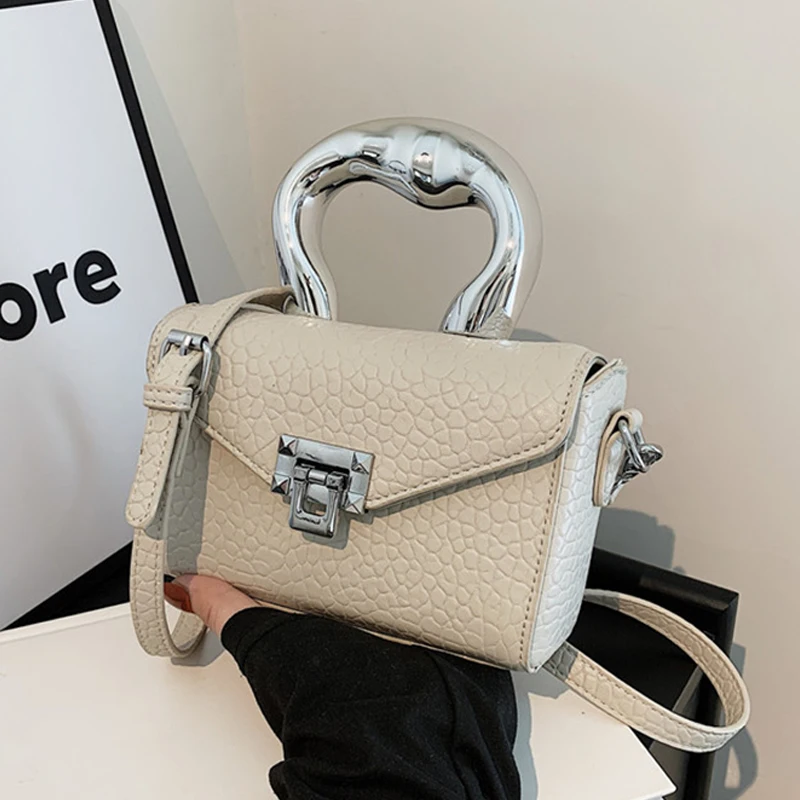 Spersonalizowana czarna skrzynka kwadratowa torba nowe modne damskie Mini torby na jedno ramię Crossbody Temperament wszechstronne torebki imprezowe — zdjęcie 4