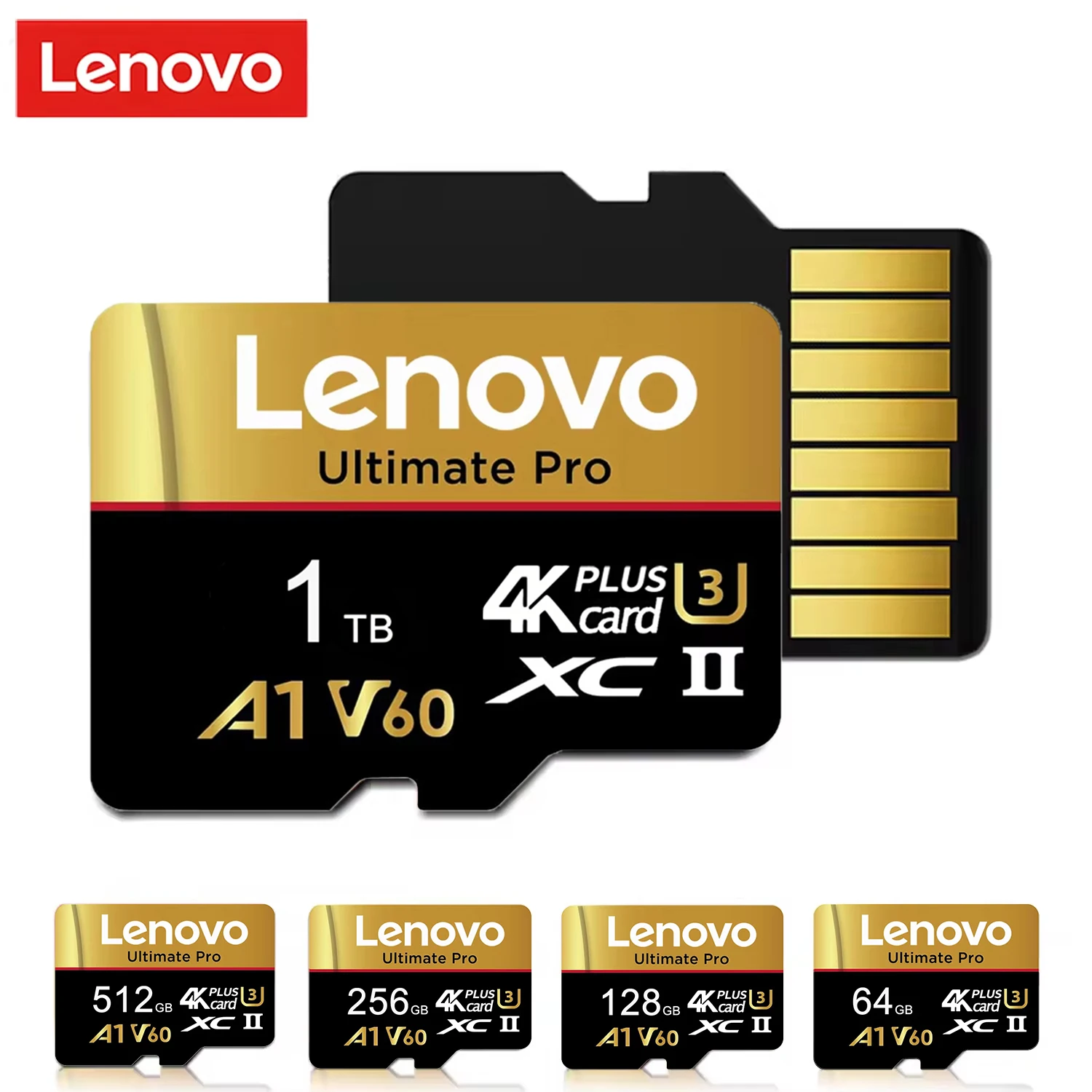 LENOVO Micro TF/SD XC Memory Card 100Mb Reading Speed Class 10 16GB  512GB 256GB 128GB 32GB 64GB for table PC Class 10 A2 A2 UHS image 2
