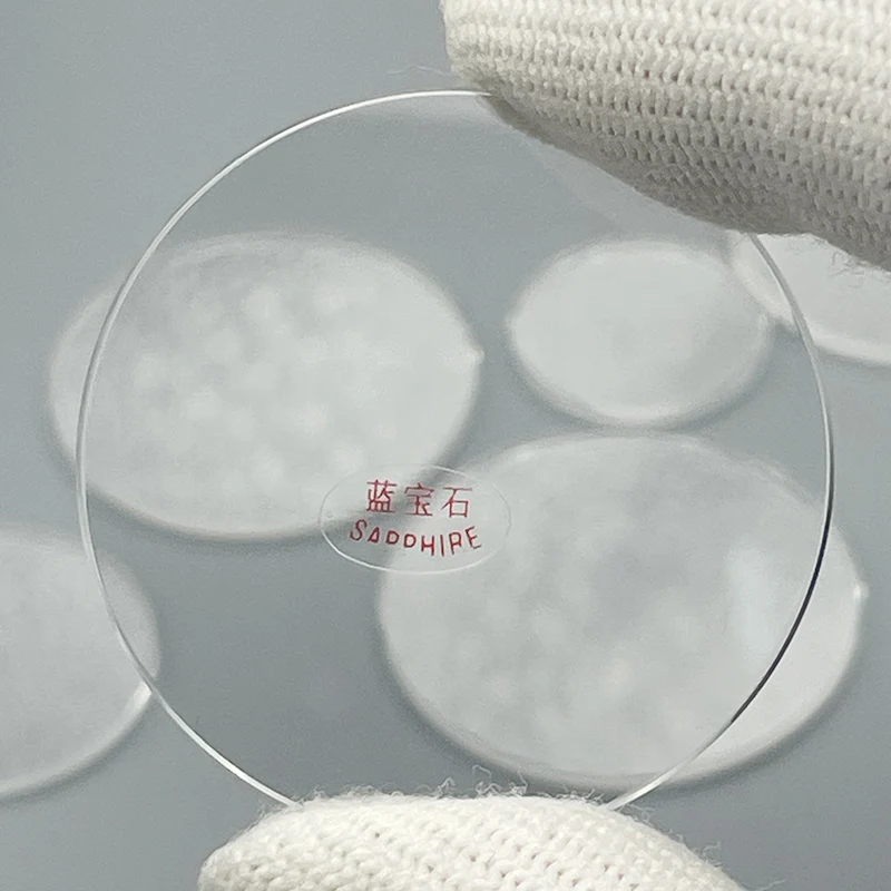 

Watch Case Glass Replace Flat Sapphire Glass Diameter 20-38mm Thickness 1.5mm Circular Transparent Crystal Mineral Watch Glass