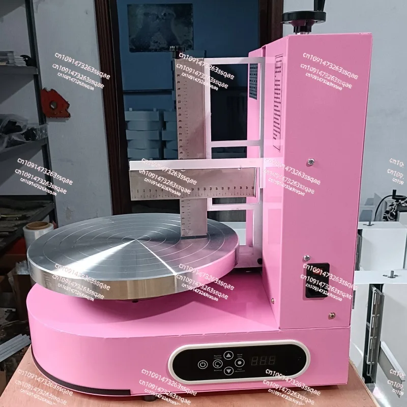 New Arrival Semi Automatic Birthday Cake Cream Coating Filling Machine 4-12Inch Cakes Cream Butter Spreading Daubing Icing Maker