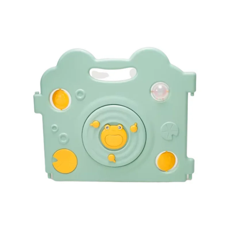 ABST Box per bambini con pannello a 16 lati Cancelli di sicurezza interattivi per bambini Sala giochi per bambini Design a rana