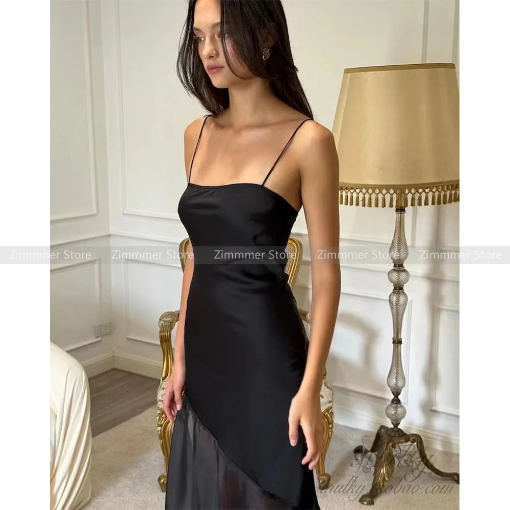 Europe and the United States wind sexy one-line neck halter dress female side zip mesh splicing open hem long skirt