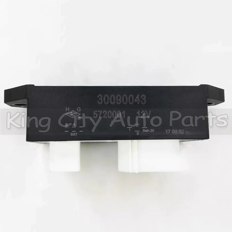 CAPQX Fan Resistance Cooling Fan Relay Fan Controller For SAIC MG3 MGZS Roewe RX3 30090043