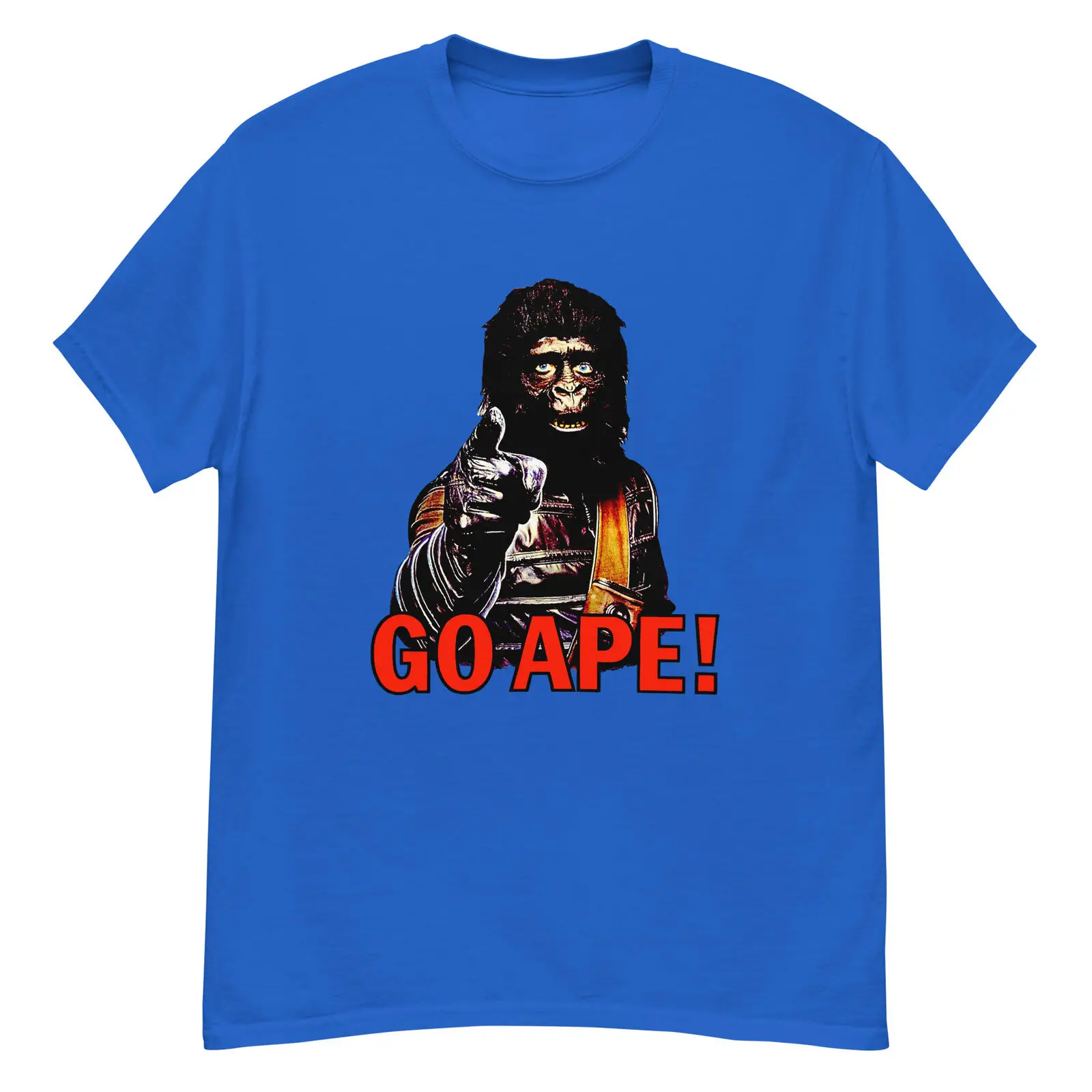 

Planet of the Apes festival t-shirt - "Go Ape!"