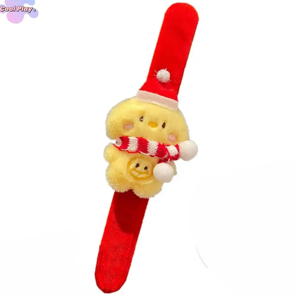 

Креативный рождественский ремешок на запястье в виде хлопушки, милый стиль на запястье, браслет с мультяшными животными, трехмерный, разноцветный