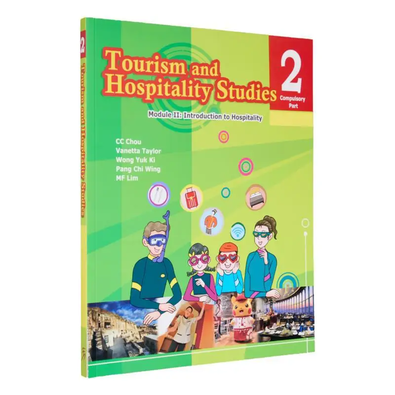 

Книга для туризма, гостиничных исследований, 2 предмета срабатывания ChouTaylorLim Tianxing Education Press 9789888625710 Книга