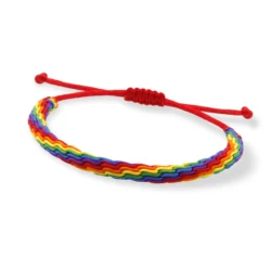 Multicolor Thread Rainbow Color Woven Friendship Bracelet Women New Fashion Red String Handmade Adjustable Summer Surf Jewelry