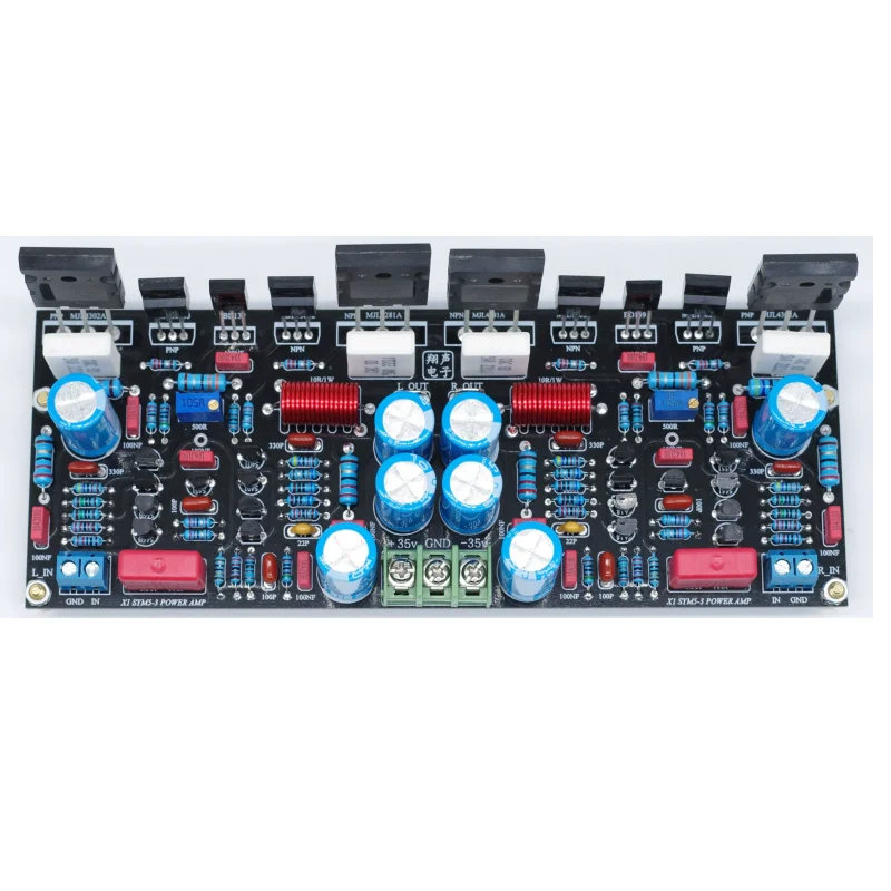 SOTAMIA Symasym5-3 200W Dual Channel Discrete Power Amplifier Board Home Audio Amplifier Dual Power Supply Operation