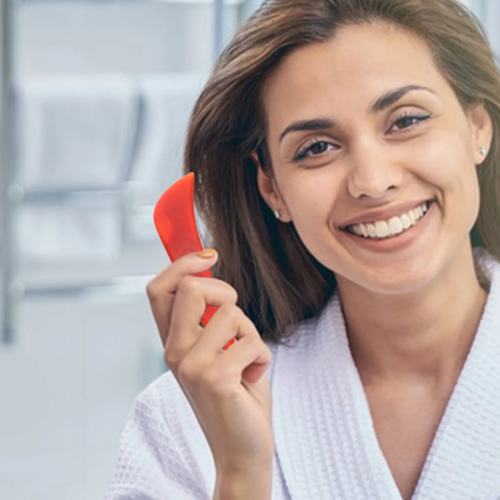 Ágata vermelha facial gua sha ferramenta jade raspagem massageador para rosto olho pescoço ferramenta de cuidados com a pele massagem anti-inchaço