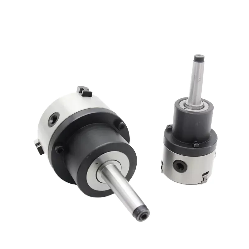 Carbide Mt2 Mt3 Mt4 Mt5 Taper Shank Rotary Chuck Flange 3 Jaws 4 Jaws 100mm