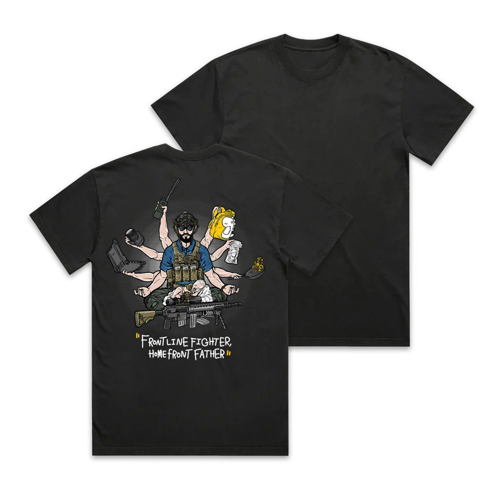 2026 Hardman Club Summer New Product - Dara Fa Zao Battlefield Edition - Round-neck Short-sleeved T-shirt