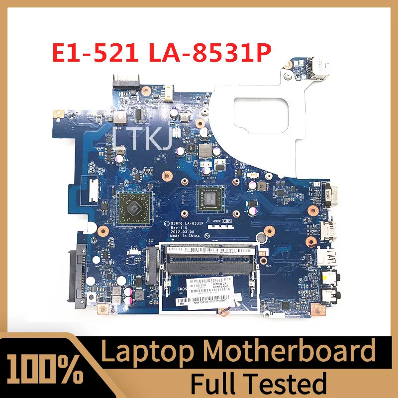 

Mainboard For ACER ASPIRE E1-521 EM1200 Laptop Motherboard NBY1G11002 NBY1G11001 Q5WT6 LA-8531P CPU DDR3 100% Full Tested Good