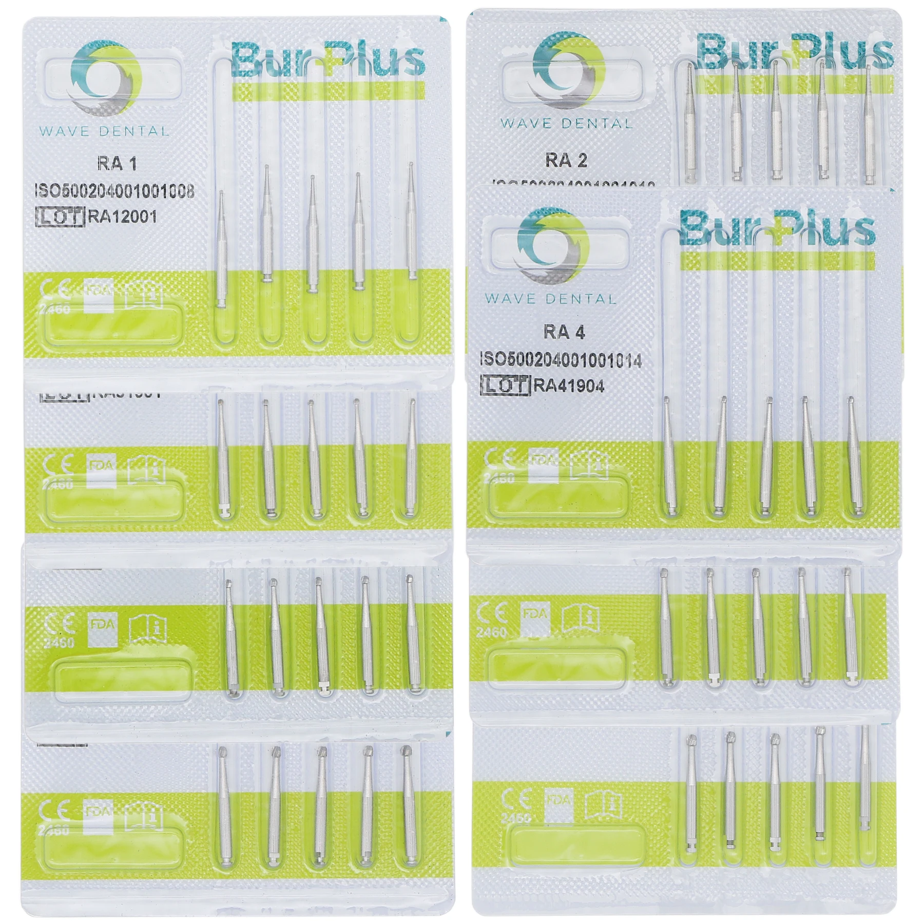 

5pcs Burs WAVE Dental Round RA1 2 3 4 5 6 7 8 41 Series for dentistry Lab or Clinic For Low Speed Handpiece