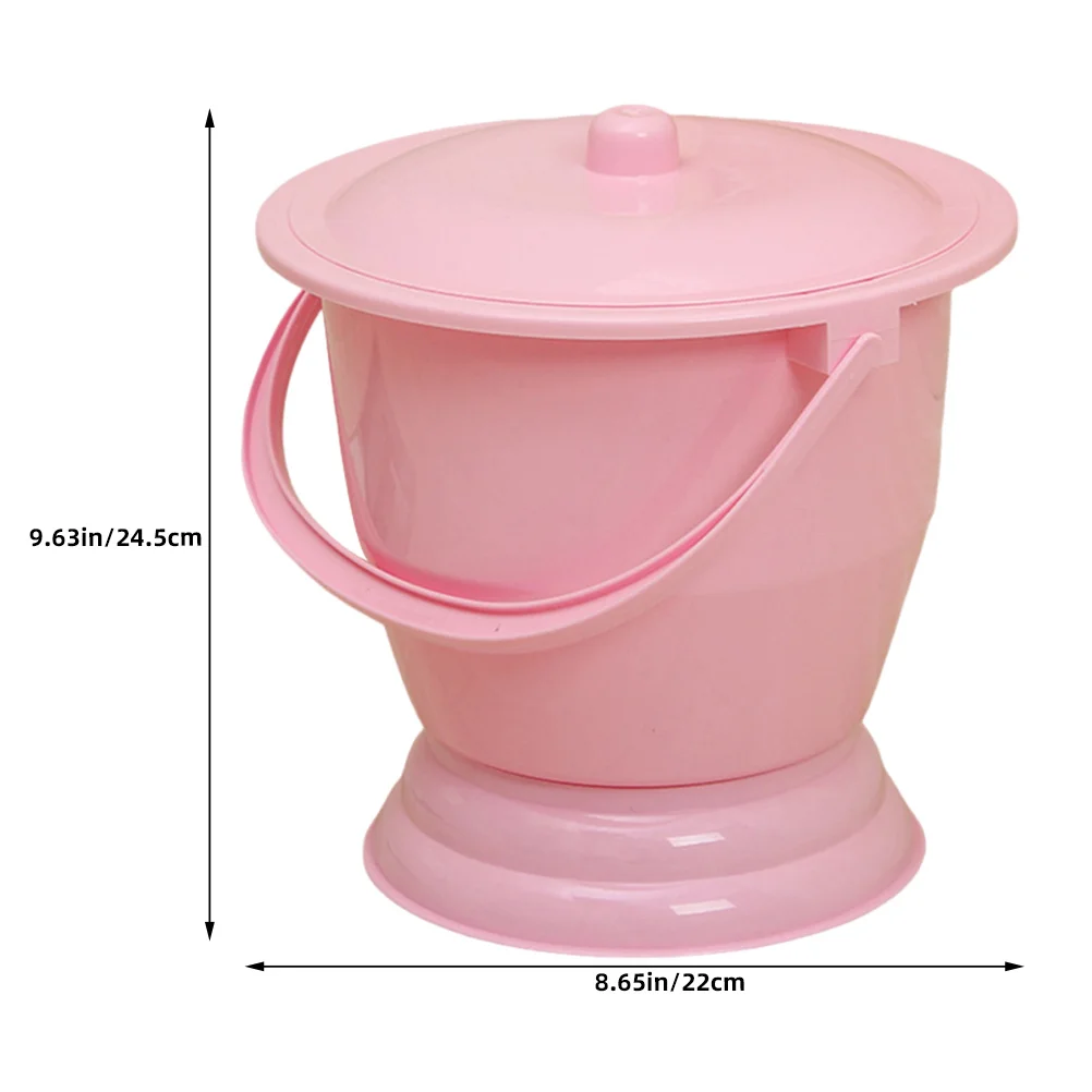 وعاء غرفة بلاستيكي محمول للأطفال الصغار، مرحاض أطفال مبولة، مقبض متين، سهل التنظيف، مدمج للسفر، السيارة، التخييم في حالات الطوارئ #3