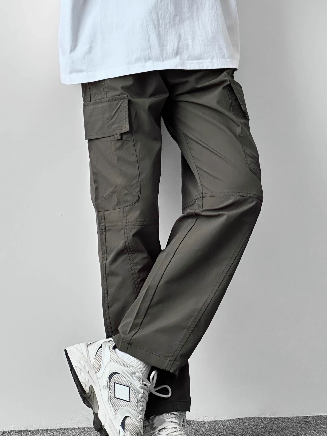 High Quality Men's Cotton Cargo Pants Casual Multiple Pocket Tacitcal Pants Spring Autumn Outdoor Camping Hiking Work Pants