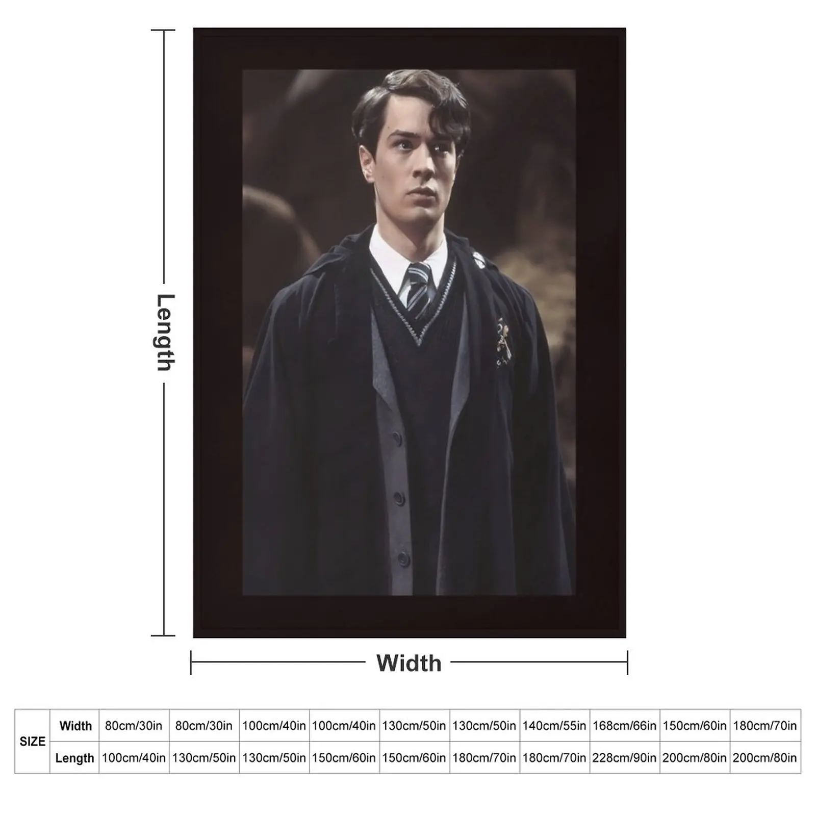 Tom Riddle Throw Blanket Custom Decorative Sofa Nap Kid'S Blankets