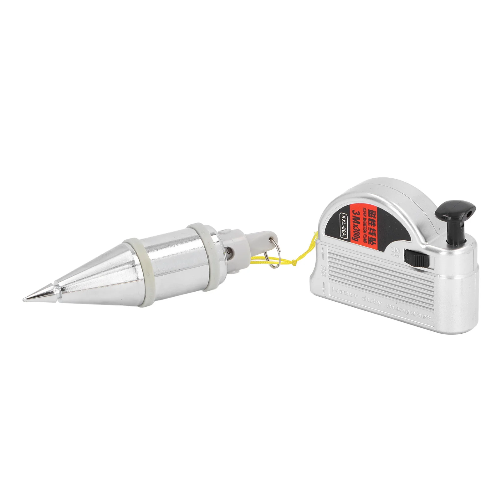 Martelo de fio magnético pingente de fio estabiliza rapidamente resistência ajustável linha de martelo flexível plumbbob para medição vertical