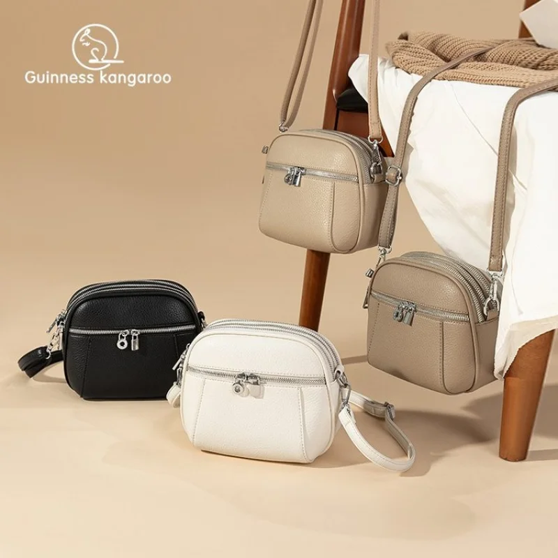 

Upscale-chic 2025 New Ladies Luxury Brand Leather Crossbody Bag Famous Designer Vintage Popular Classic​