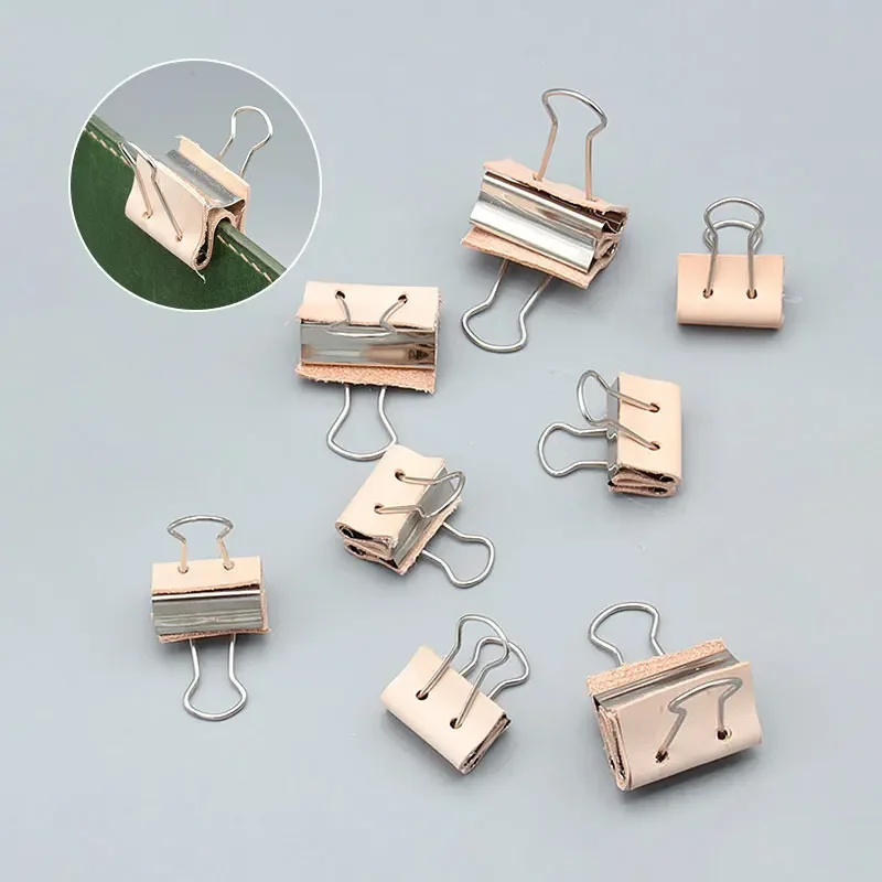 NUBECOM Leather Dovetail Clips, DIY Leathercraft Clamps, Fixed Leather Tool, No Trace, Handmade Leather Accessories, 5/10Pcs