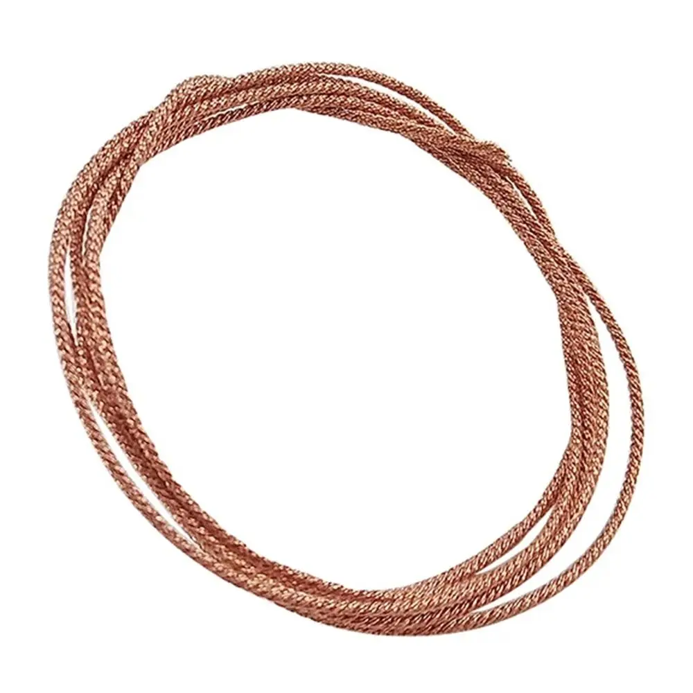 1Pcs 1 Meter Speaker Lead Wire Copper 8/12/16/24/28/32 Strands Braided Copper Wire Repair Speaker Cable for 4-18 Inch Speakers