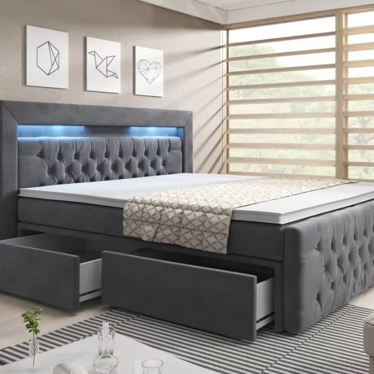 

Drawer Bed Package with Storage LED Lighting