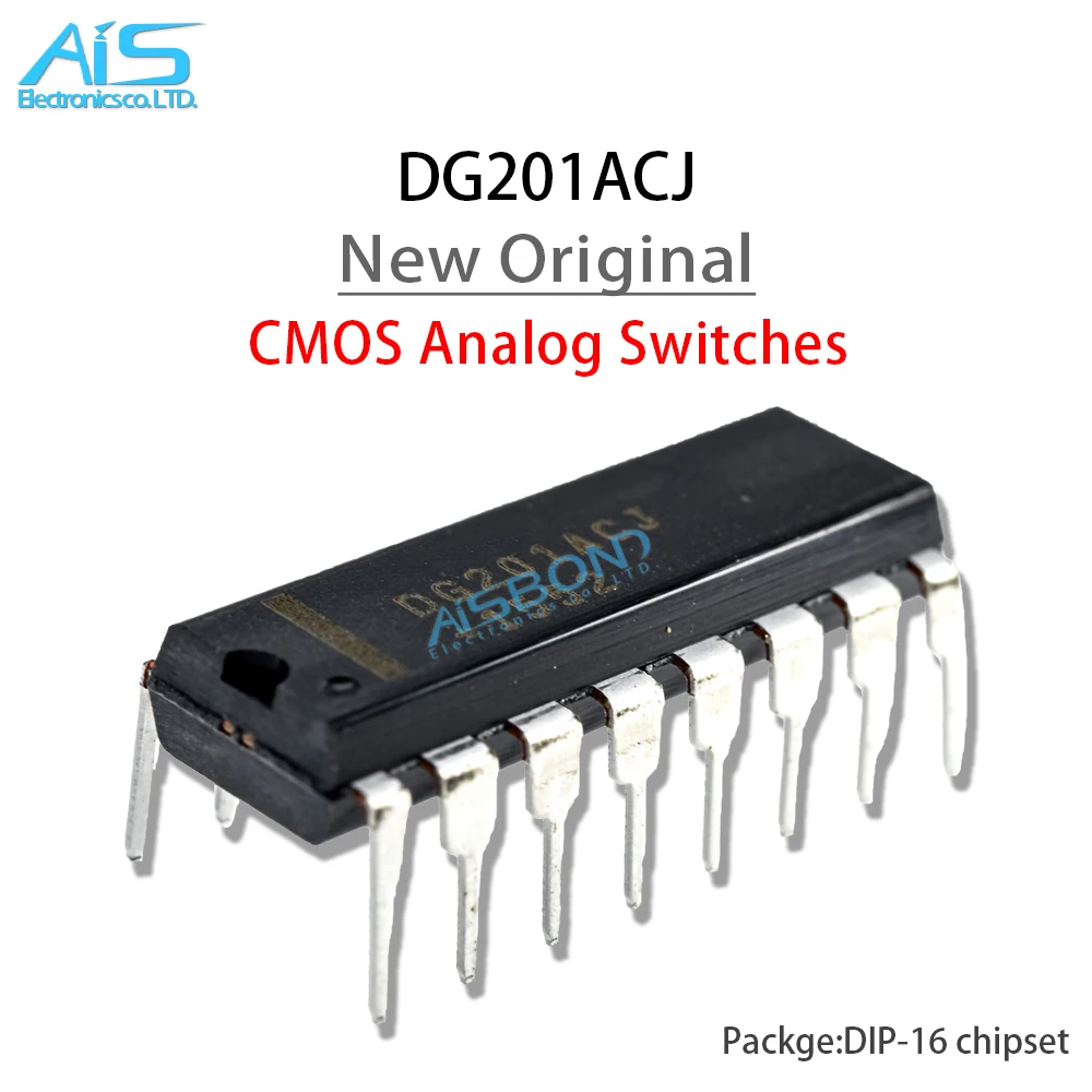 5Pcs/Lot New DG201ACJ DG201ADJ DIP-16 DG201ACSE SOP Commonly Used Analog Switch Chip