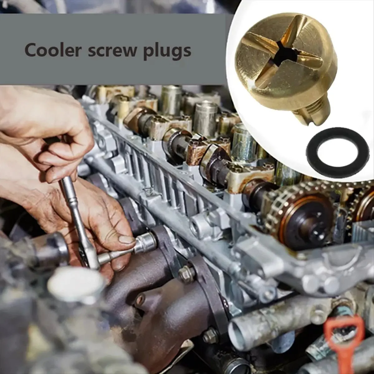 Super Sale 10PCS LR150067 Turbo Intercooler Copper Plug for Land Rover Range Rover Sport 2019-2024 Defender LR121745 T2R40577