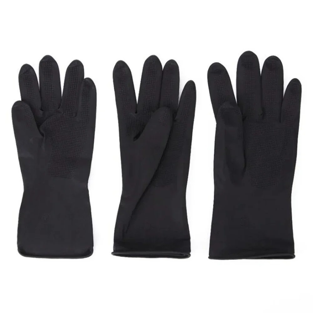 Guantes reutilizables para teñir el cabello, manoplas de goma más gruesas, guante para colorear, limpieza, herramienta de estilismo para peluquero,