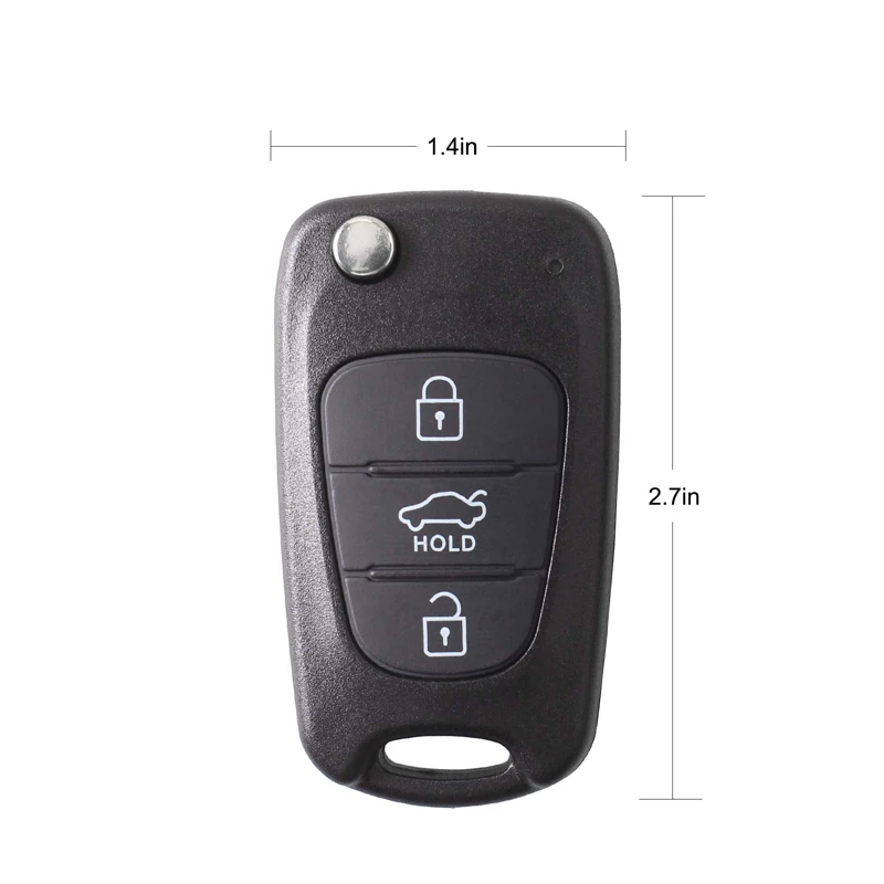 

3 Buttons Remote Car Key Shell For Hyundai I20 I30 IX35 I35 Accent Kia Picanto Sportage K5 Keyless Cover Body Kits Accessories