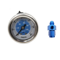 Replacement for NOS Nitrous pressure gauge +4 AN Inline Adapter