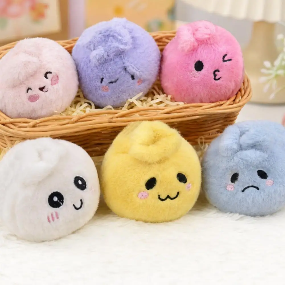 Stress-relieving Dumpling Series Blind Box Cute Fluffy Dumpling Stuffed Toy, Decompression Fidget Toy Random Soft Plushie Gift