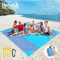 Waterproof Beach Mat Extra Large Outdoor Camping Mat Blanket Folding Sand Free Pocket Mattress Portable Lightweight Picnic Mat