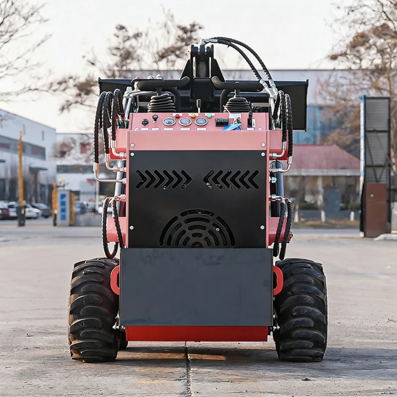 1 Ton Mini Loader Euro 5 CE EPA Standard Compact Skid Steer Loader for Garden Farm Construction Chinese Supplier Sale