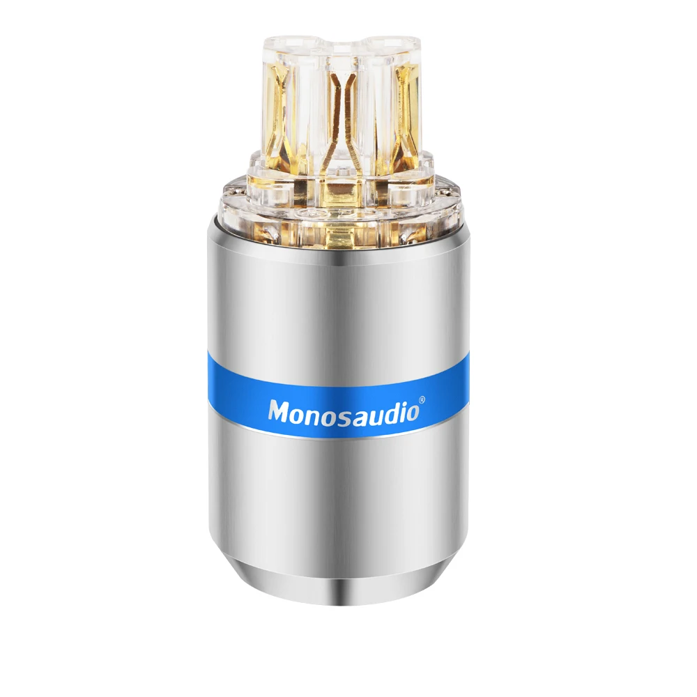 Monosaudio E107/F107 Netzstecker aus reinem Kupfer, EU-Schuko-Netzstecker + IEC-Buchsenstecker – Detail 16