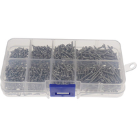 Self Tapping Screw Assortment Kit,800pcs M2  Locking Screws And Wood Screws