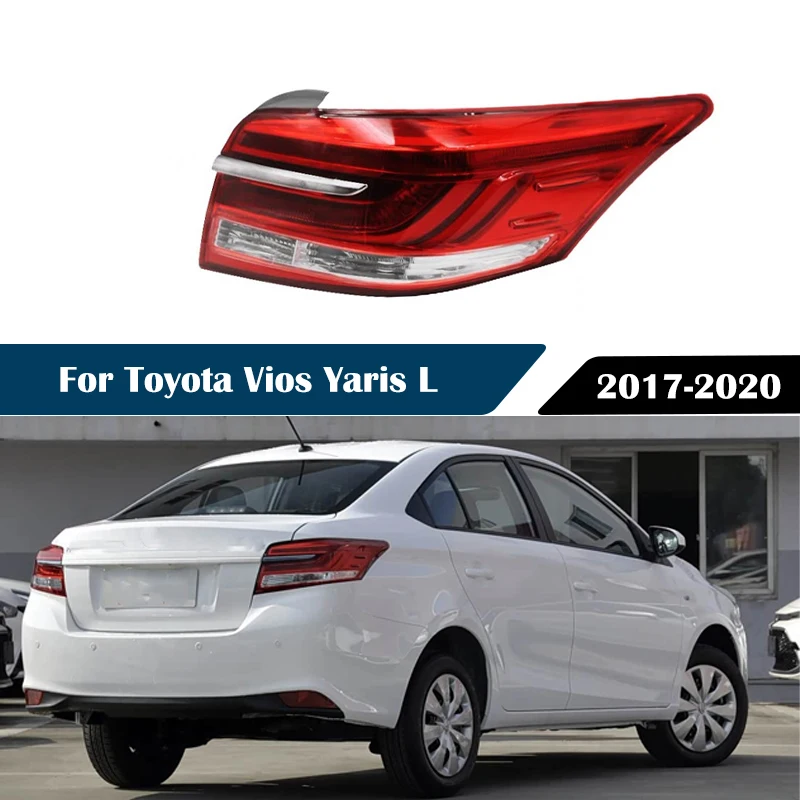 Car Accessories Auto Rear Tail Light Turn Signal Lamp Taillight Housing Without Bulb For Toyota Vios Yaris L 2017 2018 2019 2020