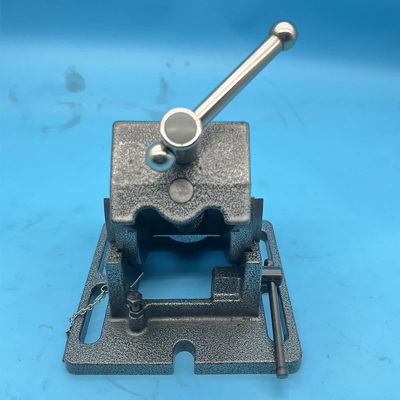Imagem -05 - Precisão Inclinação Máquina Vise Máquina de Perfuração de Bancada Broca Imprensa Vise Qkd75